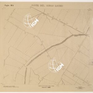 RILIEVO DELLA ZONA DI LITTORIA COL METODO NISTRI - Foglio H4 - Ponte del Gorgo Licinio
