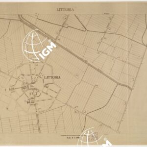 RILIEVO DELLA ZONA DI LITTORIA COL METODO NISTRI - Foglio H5-H6 - Littoria