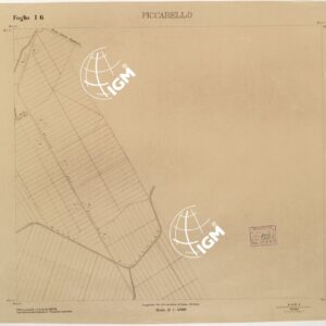 RILIEVO DELLA ZONA DI LITTORIA COL METODO NISTRI - Foglio I6 - Piccarello