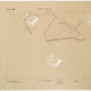RILIEVO DELLA ZONA DI LITTORIA COL METODO NISTRI - Foglio M6 - Borgo Grappa