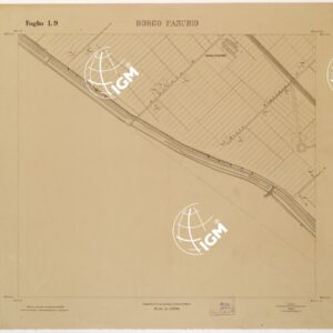 RILIEVO DELLA ZONA DI LITTORIA COL METODO NISTRI - Foglio L9 - Borgo Pasubio