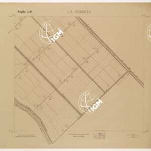 RILIEVO DELLA ZONA DI LITTORIA COL METODO NISTRI - Foglio L10 - La Striscia