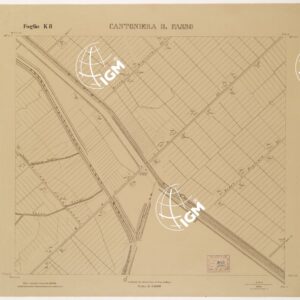 RILIEVO DELLA ZONA DI LITTORIA COL METODO NISTRI - Foglio K8 - Cantoniera il Passo