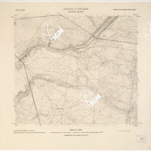 CARTA DELLA BONIFICAZIONE PONTINA E DELLA BONIFICA DI PISCINARA - Foglio M7 - Capanna Murata