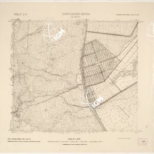 CARTA DELLA BONIFICAZIONE PONTINA E DELLA BONIFICA DI PISCINARA - Foglio Q12 - La Marna