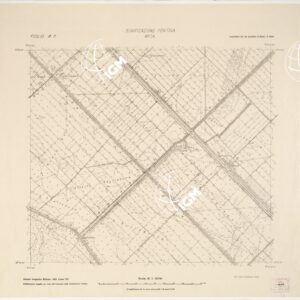 CARTA DELLA BONIFICAZIONE PONTINA E DELLA BONIFICA DI PISCINARA - Foglio M11 - Mesa