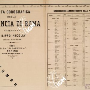 CARTA COROGRAFICA DELLA PROVINCIA DI ROMA - Foglio 2 - Titolo