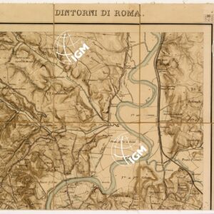 CARTA TOPOGRAFICA DEI DINTORNI DI ROMA - Foglio 2