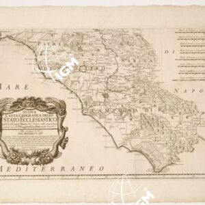 NUOVA CARTA GEOGRAFICA DELLO STATO ECCLESIASTICO DELINEATA DAL P. CRISTOFORO MAIRE D.A C.A DI GESU' SULLE COMUNI OSSERVAZIONI SUE E DEL P. RUGGIERO GIUS.E BOSCOVICH. D.A MED.A C.A. - Foglio 1