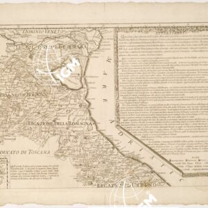 NUOVA CARTA GEOGRAFICA DELLO STATO ECCLESIASTICO DELINEATA DAL P. CRISTOFORO MAIRE D.A C.A DI GESU' SULLE COMUNI OSSERVAZIONI SUE E DEL P. RUGGIERO GIUS.E BOSCOVICH. D.A MED.A C.A. - Foglio 2