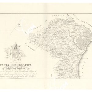 CARTA COROGRAFICA DELLO STATO PONTIFICIO INDICANTE LE DOGANE I POSTI ARMATI DALLA TRUPPA DI FINANZA, LE STRADE DOGANALI, LA FASCIA BIMILIARE DI DIVIETO E LE DOGANE ESTERE CHE CORRISPONDONO ALLE PONTIFICIE - Foglio 1