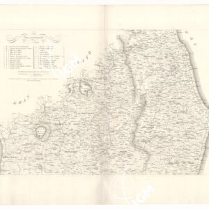 CARTA COROGRAFICA DELLO STATO PONTIFICIO INDICANTE LE DOGANE I POSTI ARMATI DALLA TRUPPA DI FINANZA, LE STRADE DOGANALI, LA FASCIA BIMILIARE DI DIVIETO E LE DOGANE ESTERE CHE CORRISPONDONO ALLE PONTIFICIE - Foglio 2