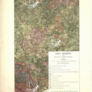 CARTA GEOLOGICA DEI TERRITORI DI SANTA GIUSTINA E SASSELLO