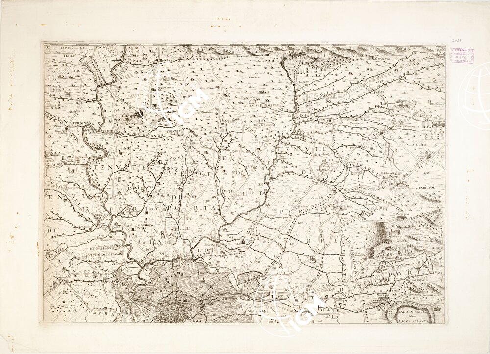 TOPOGRAFIA GEOMETRICA DELL'AGRO ROMANO - Tavola 2