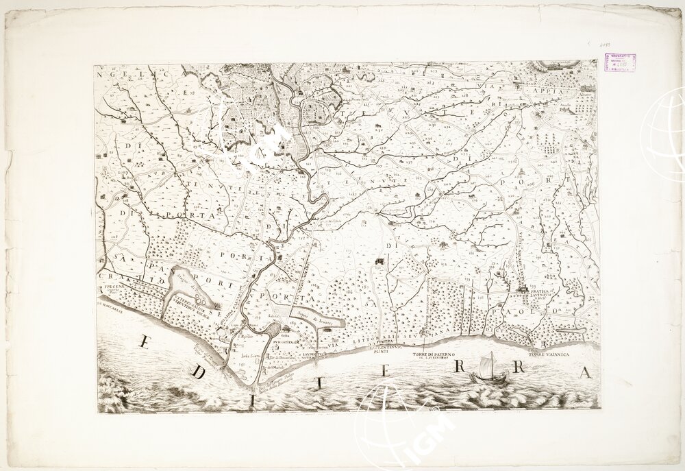 TOPOGRAFIA GEOMETRICA DELL'AGRO ROMANO - Tavola 5