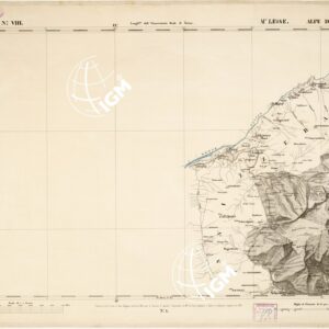 CARTA TOPOGRAFICA DEGLI STATI IN TERRAFERMA... - Foglio 8 - Alpe Diveglia