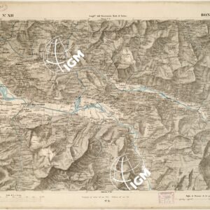 CARTA TOPOGRAFICA DEGLI STATI IN TERRAFERMA... - Foglio 12 - Bonneville
