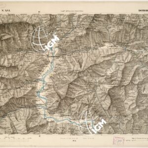 CARTA TOPOGRAFICA DEGLI STATI IN TERRAFERMA... - Foglio 16 - Domodossola
