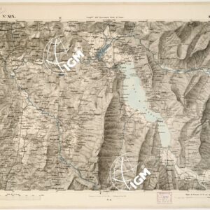 CARTA TOPOGRAFICA DEGLI STATI IN TERRAFERMA... - Foglio 19 - Annecy