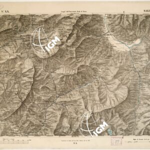CARTA TOPOGRAFICA DEGLI STATI IN TERRAFERMA... - Foglio 20 - Sallanches
