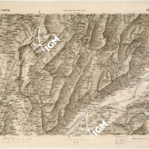 CARTA TOPOGRAFICA DEGLI STATI IN TERRAFERMA... - Foglio 27 - Chambéry
