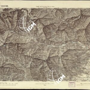 CARTA TOPOGRAFICA DEGLI STATI IN TERRAFERMA... - Foglio 38 - Cuorgnè