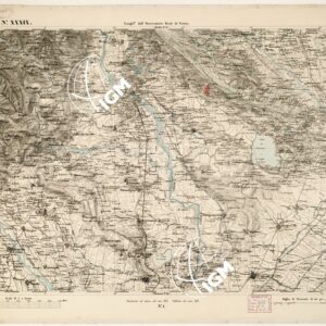 CARTA TOPOGRAFICA DEGLI STATI IN TERRAFERMA... - Foglio 39 - Ivrea