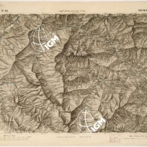 CARTA TOPOGRAFICA DEGLI STATI IN TERRAFERMA... - Foglio 51 - Fenestrelle