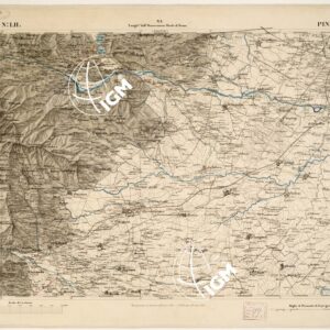 CARTA TOPOGRAFICA DEGLI STATI IN TERRAFERMA... - Foglio 52 - Pinerolo