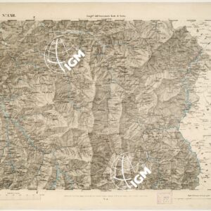 CARTA TOPOGRAFICA DEGLI STATI IN TERRAFERMA... - Foglio 62 - Bobbio