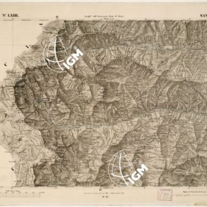 CARTA TOPOGRAFICA DEGLI STATI IN TERRAFERMA... - Foglio 63 - Sampeyre