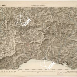 CARTA TOPOGRAFICA DEGLI STATI IN TERRAFERMA... - Foglio 67 - Genova