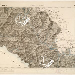 CARTA TOPOGRAFICA DEGLI STATI IN TERRAFERMA... - Foglio 77 - Levanto