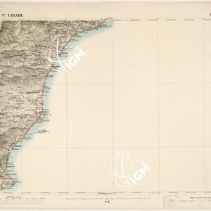 CARTA TOPOGRAFICA DEGLI STATI IN TERRAFERMA... - Foglio 83 - Albenga