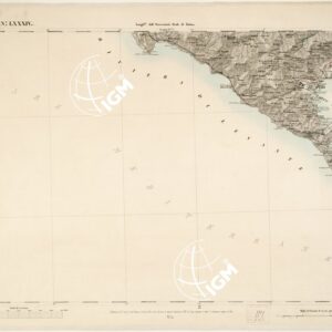 CARTA TOPOGRAFICA DEGLI STATI IN TERRAFERMA... - Foglio 84 - Spezia