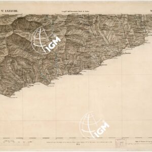 CARTA TOPOGRAFICA DEGLI STATI IN TERRAFERMA... - Foglio 88 - S. Remo