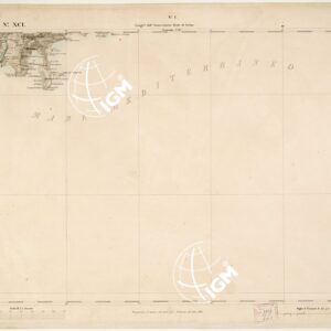 CARTA TOPOGRAFICA DEGLI STATI IN TERRAFERMA... - Foglio 91 - Nizza