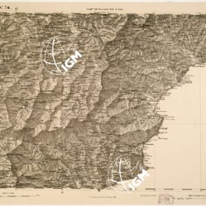 CARTA TOPOGRAFICA DEGLI STATI IN TERRAFERMA... - Foglio 74 - Savona