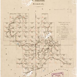 CARTA TOPOGRAFICA DEGLI STATI IN TERRAFERMA... - Quadro d'Unione