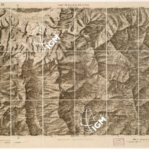 CARTA TOPOGRAFICA DEGLI STATI IN TERRAFERMA... - Foglio 23 - M.te Rosa
