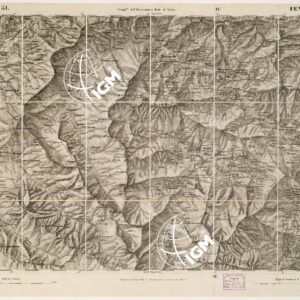 CARTA TOPOGRAFICA DEGLI STATI IN TERRAFERMA... - Foglio 51 - Fenestrelle