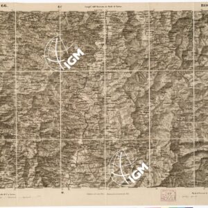 CARTA TOPOGRAFICA DEGLI STATI IN TERRAFERMA... - Foglio 66 - Roccaverano