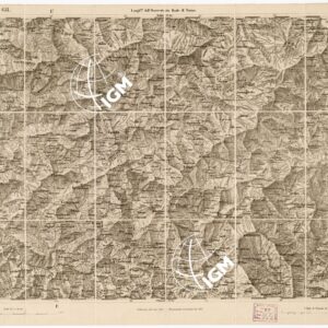 CARTA TOPOGRAFICA DEGLI STATI IN TERRAFERMA... - Foglio 68 - Torriglia