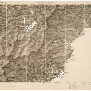 CARTA TOPOGRAFICA DEGLI STATI IN TERRAFERMA... - Foglio 74 - Savona