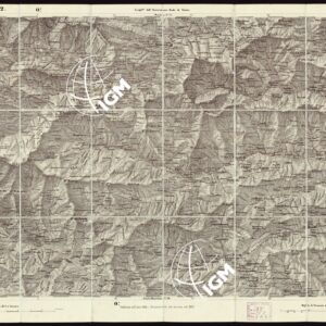 CARTA TOPOGRAFICA DEGLI STATI IN TERRAFERMA... - Foglio 82 - Ormea