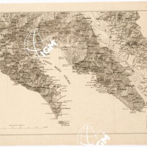 CARTA TOPOGRAFICA DEL GOLFO DELLA SPEZIA - (copia di Biblioteca)