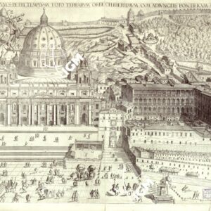 RIPRODUZIONE DEL 1914 DELLA CARTA VATICANUM S. PETRI TEMPLUM TOTO TERRARUM ORBE CELEBERRIMUM - Foglio n. 2