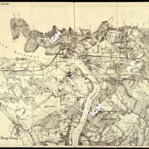 CARTA TOPOGRAFICA DEL CAMPO DI SOMMA ALLA SCALA DI 1:20.000 (s. d., s. a.) - Foglio A.1 - Sesto Calende