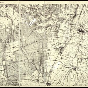 CARTA TOPOGRAFICA DEL CAMPO DI SOMMA ALLA SCALA DI 1:20.000 (s. d., s. a.) - Foglio B.2 - Gallarate