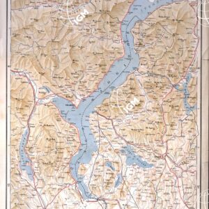 NUOVA CARTA GEOGRAFICA DEL LAGO MAGGIORE E VARESOTTO